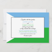 Djiboutiaanse vlag, vlag van Djibouti bruiloft Kaart (Voorkant)