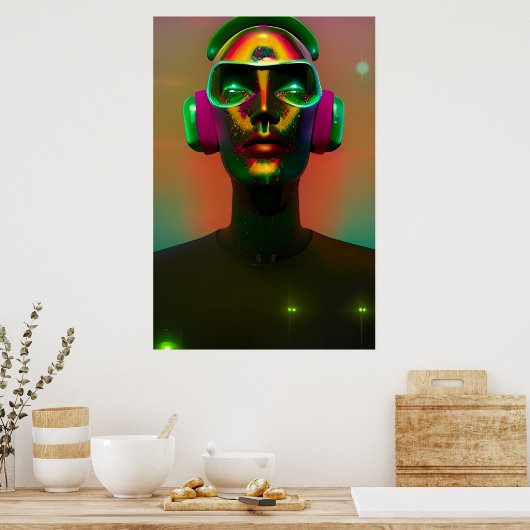 DJin' Your Mind Art Poster (Keuken)