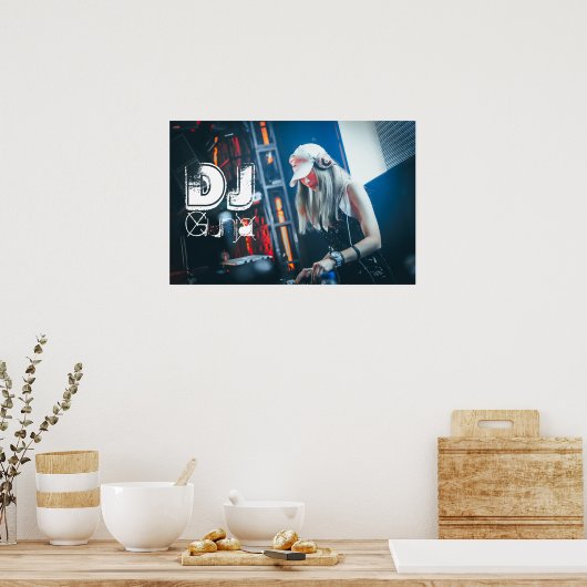 djing poster (Keuken)