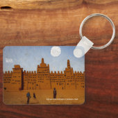 Djinguereber Mosque, Timbuktu, Mali op een sleutel Sleutelhanger (Voorkant)