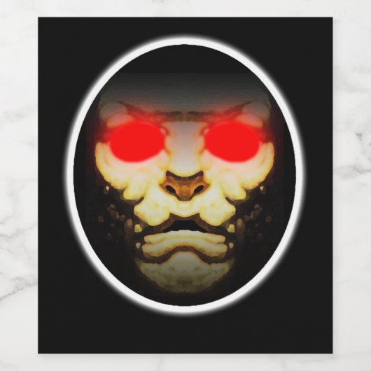 Djinn Red Wijn Etiket (Enkel label)