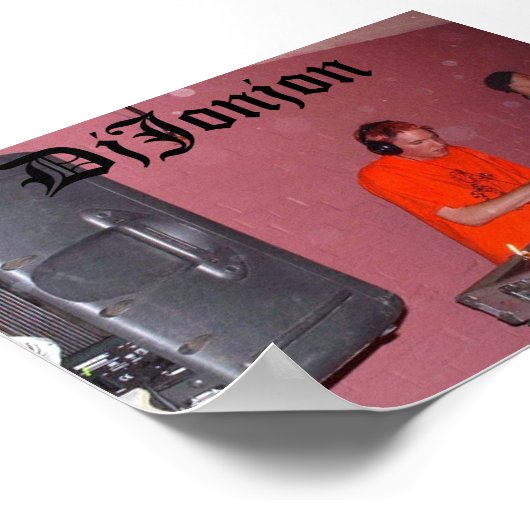 DjJonjon Poster (Hoek)