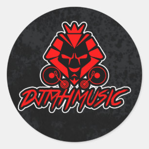 DJMH MUSIC RONDE STICKER