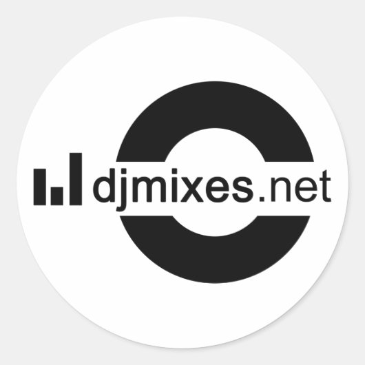 DJMixes.net - sticker - Pro (Voorkant)