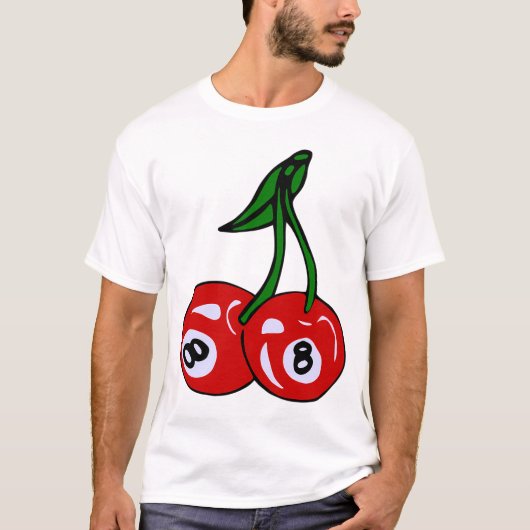 Djo beslissen 8-ball t-shirt (Voorkant)