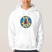 Dj's bij de Polls Mannen Hoodie (Voorkant)