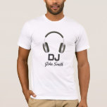 DJs Deejay Name Headphones Music T-shirt<br><div class="desc">DJs Deejay Hoofdtelefoons met de Shirten van de NaamKoel.</div>