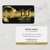 DJs Deejay Professionele Muzieksnoer Visitekaartje (Voorkant / Achterkant)