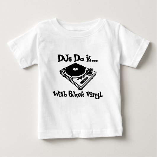 DJs doen het... met zwarte vinyl. (Voorkant)