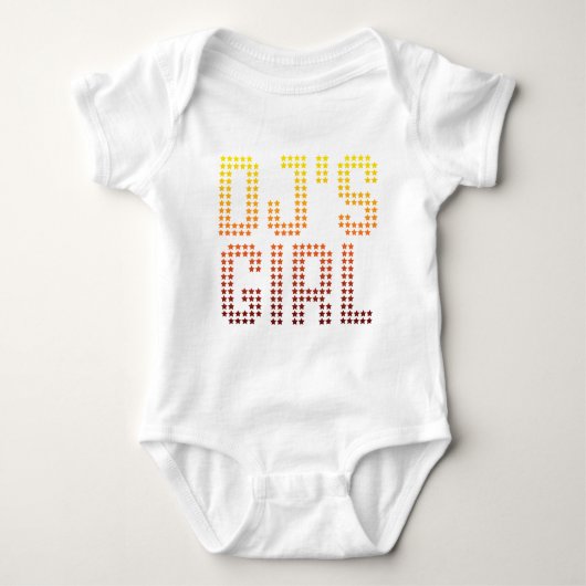 DJs Girl - Disk Jockey Vriendin, echtgenote DJing Romper (Voorkant)