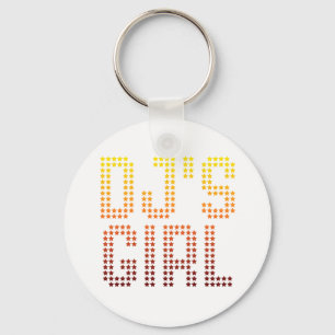 DJs Girl - Disk Jockey Vriendin, echtgenote DJing Sleutelhanger