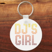 DJs Girl Sleutelhanger (Voorkant)