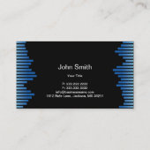 DJ's koelen muziekgolven en hoofdtelefoon Visitekaartje (Achterkant)