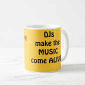 DJ's maken de muziek Koffiemok (Voorkant rechts)