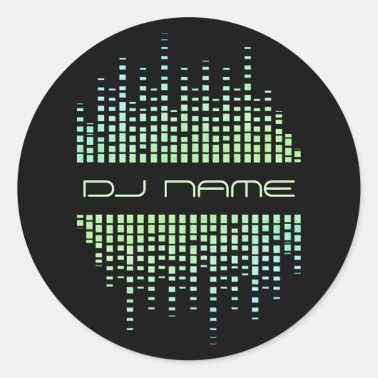DJs Music Producer Remixer Ronde Sticker (Voorkant)