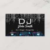 DJs Singer Songwriter Modern Music Event Visitekaartje (Voorkant)