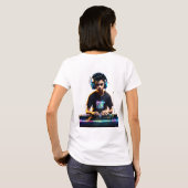 DJ's Vision: De pols van de dansvloer T-shirt (Achterkant volledig)