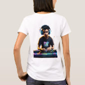 DJ's Vision: De pols van de dansvloer T-shirt (Achterkant)