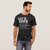 DJ's Vrouw Definition Disc Jockey T-shirt (Voorkant volledig)