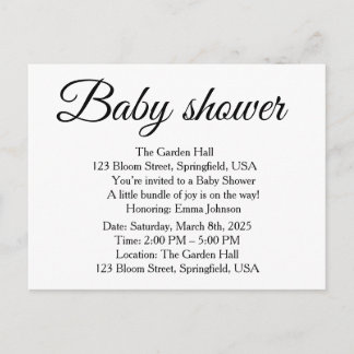 DjskisAnnouncement Postcard Aankondigingskaart