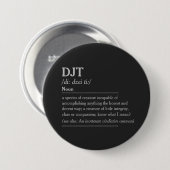 DJT alternatieve definitie Ronde Button 7,6 Cm (Voorkant /achterkant)