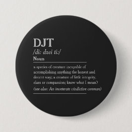 DJT alternatieve definitie Ronde Button 7,6 Cm