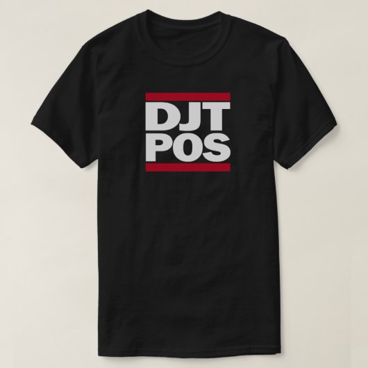 DJT-POS_Black Tee T-shirt (Design voorkant)