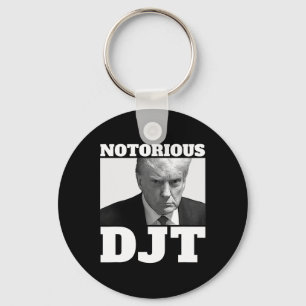 DJT President Trump 2024 Trump Mugshot Sleutelhanger