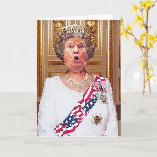 DJT Royal  Verjaardag Kaart (Gele Bloem)