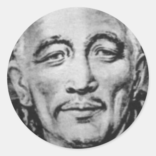 djwhal khul opgezette meester ronde sticker (Voorkant)