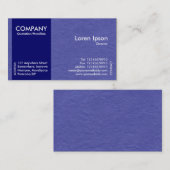 Dk Blauwe zijband - Blauwe papierstructuur Visitekaartje (Voorkant / Achterkant)