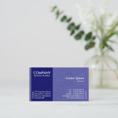 Dk Blauwe zijband - Blauwe papierstructuur Visitekaartje (Staand voorkant)