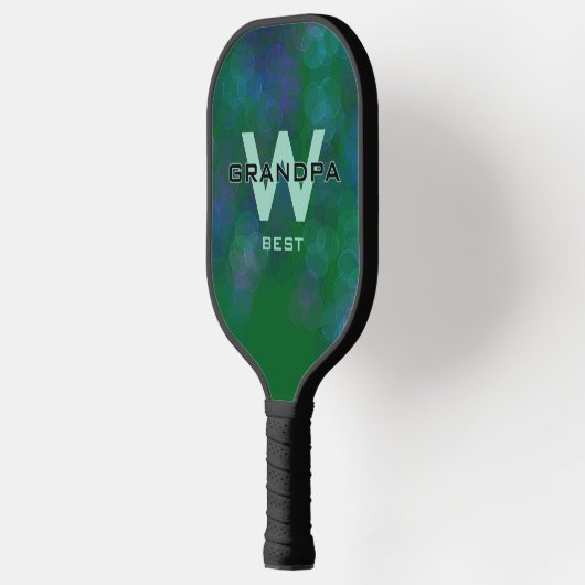 DK groene Opa Monogramed Pickleball Paddle (Links)