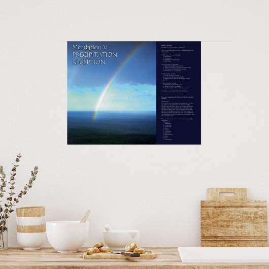 DK Meditation Series: Meditation V Poster (Keuken)