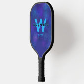 DK paarse Opa Monogramed Pickleball Paddle (Links)