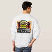 DKAS Con 2021 Mannen T-shirt met lange hoes (Achterkant volledig)