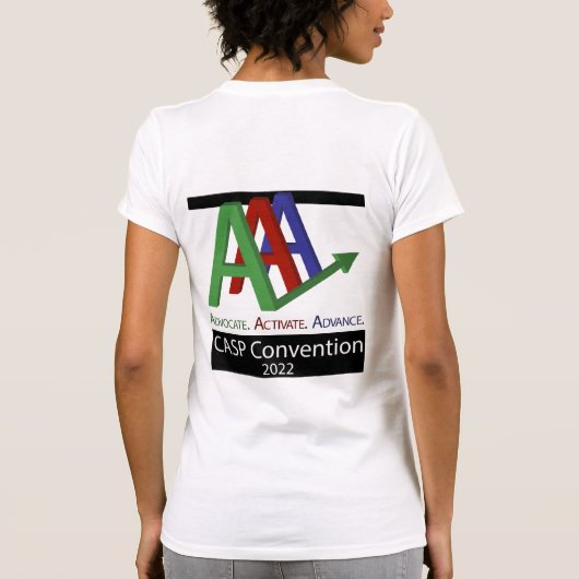 DKAS-verdrag 2022 voor vrouwen T-shirt (Achterkant)