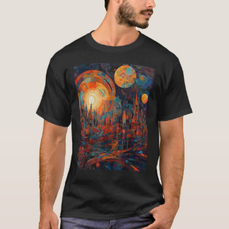 DKH138 Sci fi Graphic  One for the Journey T-shirt