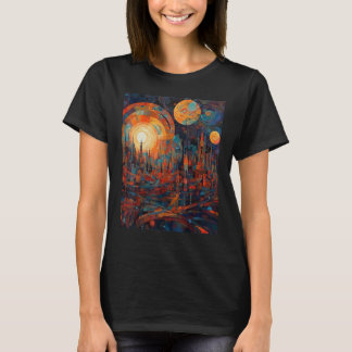 DKH138 Sci fi Graphic  One for the Journey T-shirt