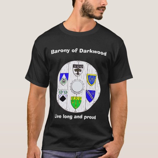 DKWD-CNTNS 2, Barony of Darkwood, Live long en... T-shirt (Voorkant)