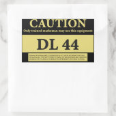 DL 44 BLASTER CERTIFICATION STICKER (Tas)