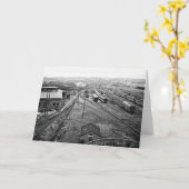 DL & de Pa van W rr Scranton. Wenskaart Kaart (Gele Bloem)