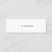DL Letter-envelop Contactkaartje (Voorkant)