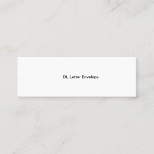 DL Letter-envelop Contactkaartje