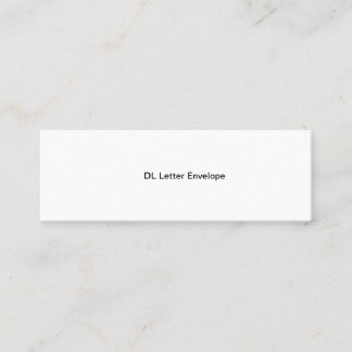 DL Letter-envelop Contactkaartje
