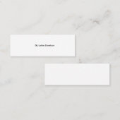 DL Letter-envelop Contactkaartje (Voorkant / Achterkant)