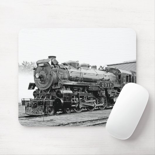 DL&W RR-engine #2317 Scranton Pa. Mousepad Muismat (Met muis)
