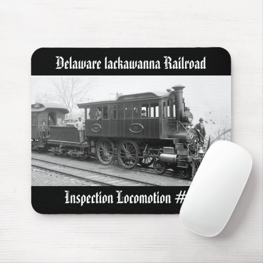 DL+ W-stoominspectielocomotief Muismat (Met muis)