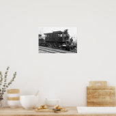 DL+ W-stoominspectielocomotief Poster (Keuken)