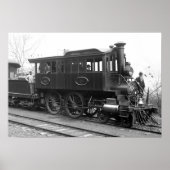 DL+ W-stoominspectielocomotief Poster (Voorkant)